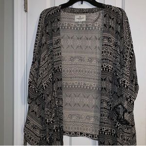 Black and White Kimono